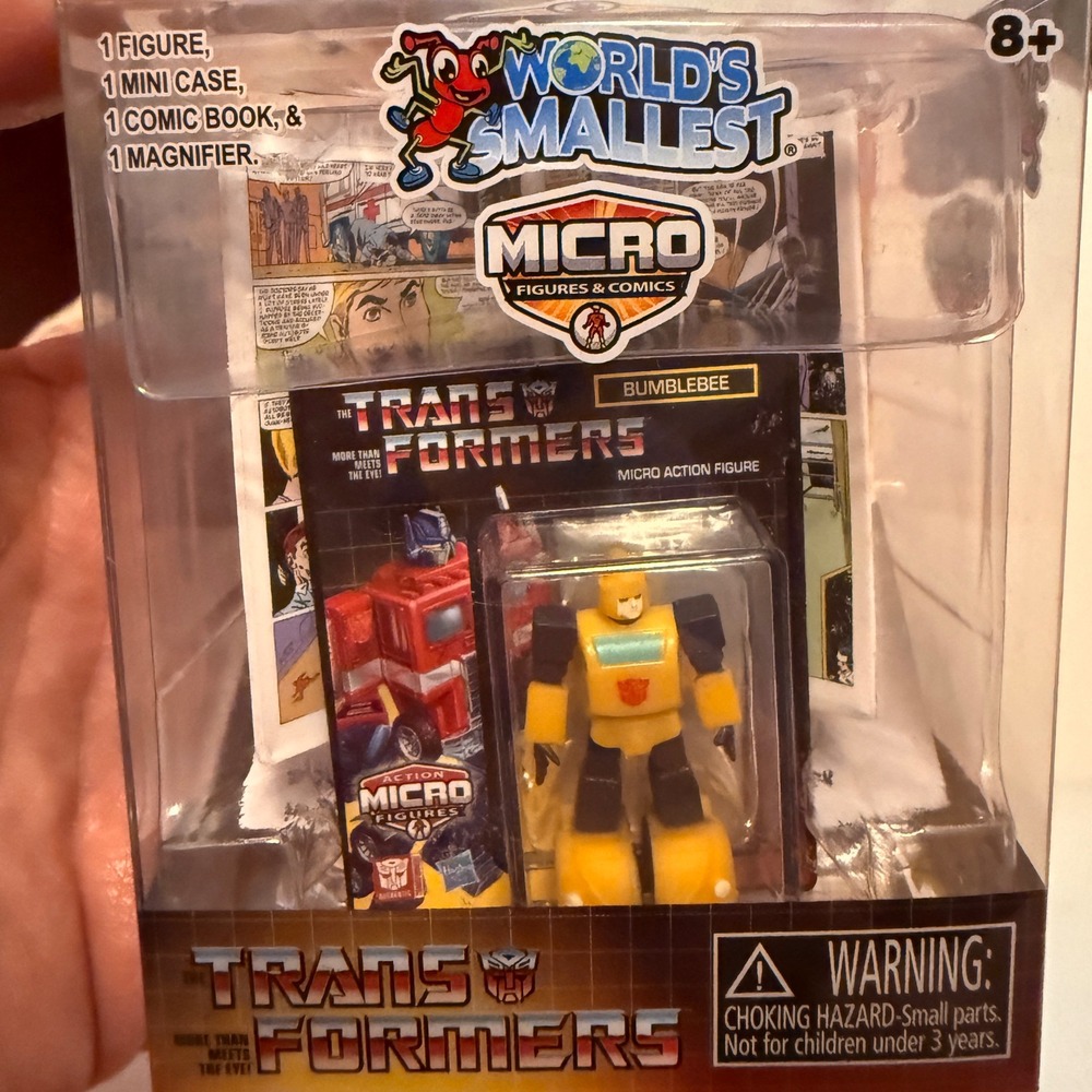Super Impulse Transformers Bumblebee Micro Figure Kids One Size Yellow New